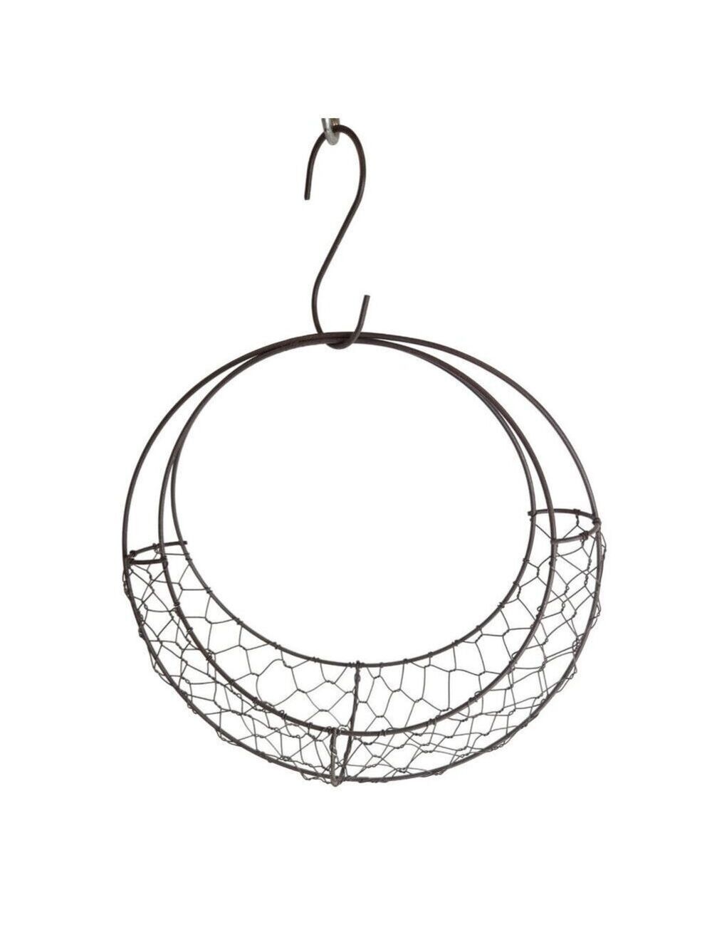 Metal Wire Hanging Basket Succulent Planter Garden Room Decor